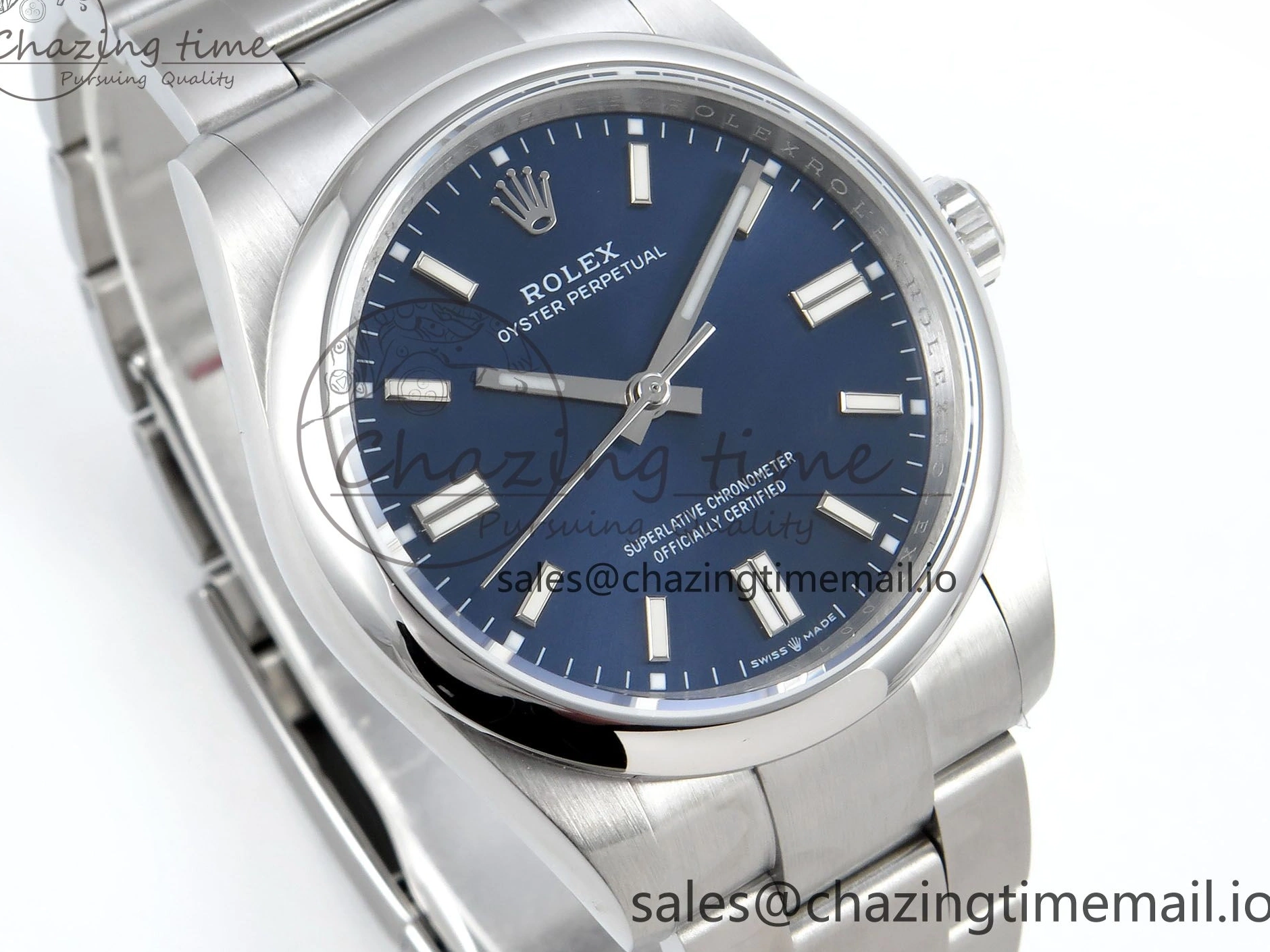 Dial 126000 Steel Oyster Blue Edition 36mm Best A3230 1:1 DIWF Perpetual 904L 0418